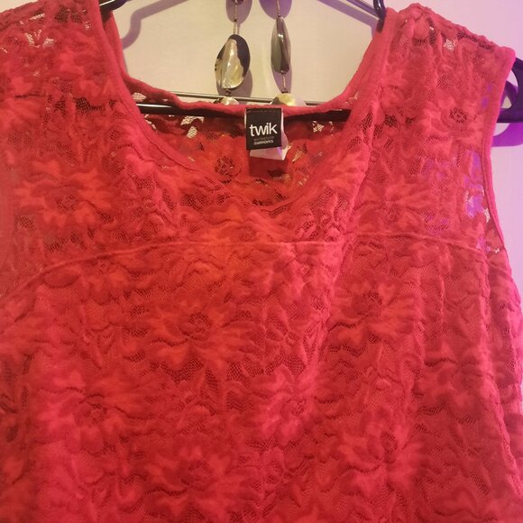 Twik floral red blouse - Picture 2 of 3